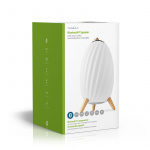 Nedis Bluetooth® Speaker with Mood Light | 6 hrs | Ambiance Design | 90 W | Mono | RGB / Warm White | IPX5 | Linkable | Grey / White