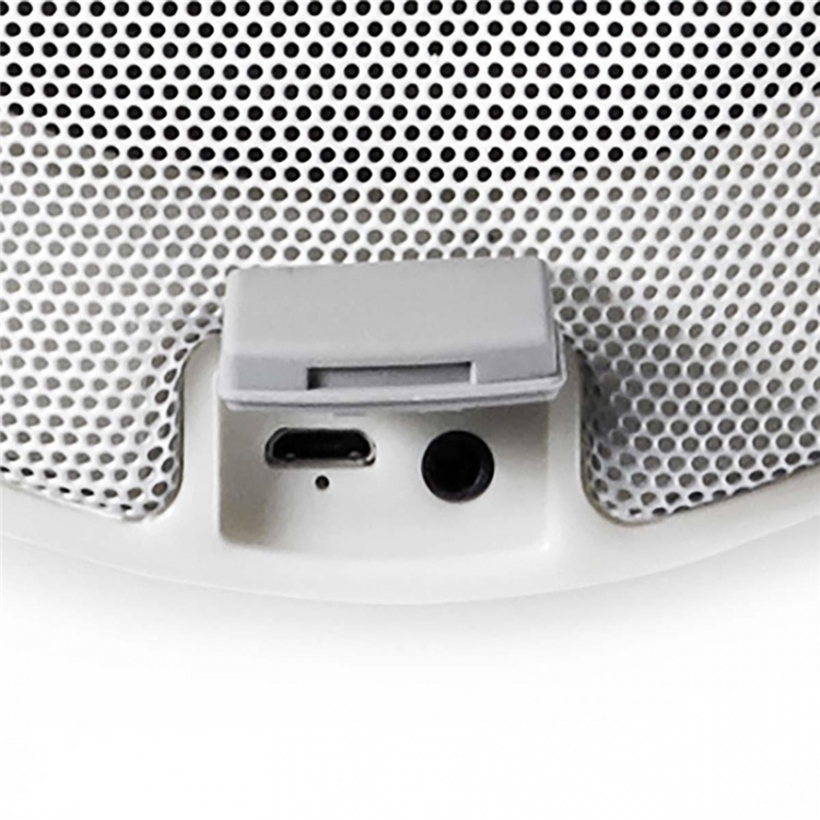 Nedis Bluetooth® Speaker with Mood Light | 6 hrs | Ambiance Design | 90 W | Mono | RGB / Warm White | IPX5 | Linkable | Grey / White
