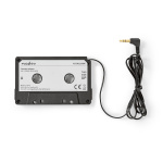 Nedis Car Radio Cassette Adapter | 3.5 mm | Cable length: 1.00 m | Black Nedis Car Radio Cassette Adapter | 3.5 mm | Cable length: 1.00 m | Black