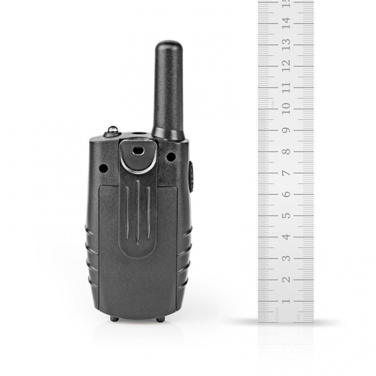 Nedis Walkie-Talkie Set | 2 Handsets | 8000 m | Number of frequency channels: 8 | PTT / VOX | 150 min | Headphone output | Black