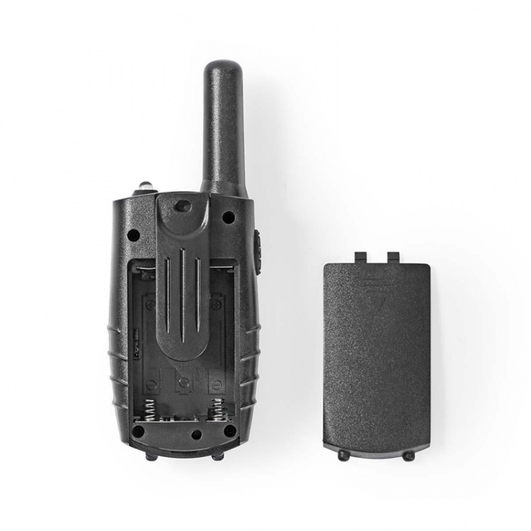 Nedis Walkie-Talkie Set | 2 Handsets | 8000 m | Number of frequency channels: 8 | PTT / VOX | 150 min | Headphone output | Black