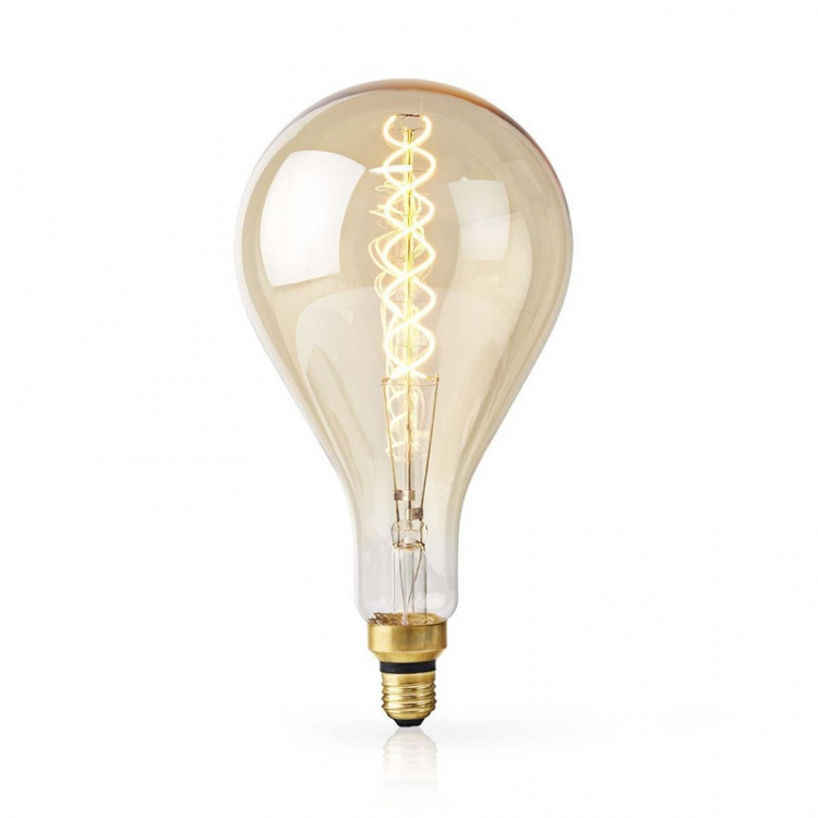Nedis LED Filament Bulb E27 | A160 | 5 W | 280 lm | 2000 K | Dimmable | Warm White | Retro Style | 1 pcs