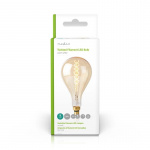 Nedis LED Filament Bulb E27 | A160 | 5 W | 280 lm | 2000 K | Dimmable | Warm White | Retro Style | 1 pcs