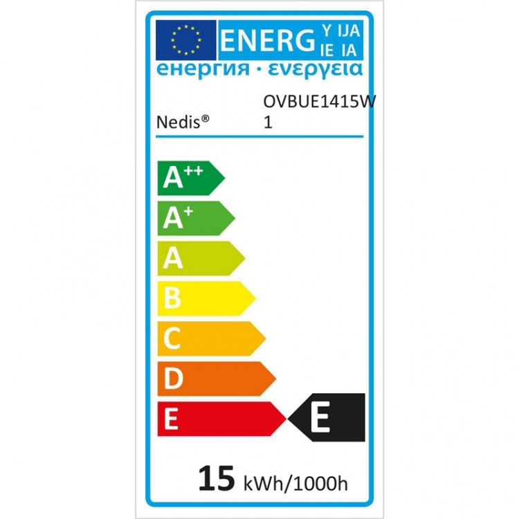 Nedis Incandescent Oven Bulb | 15 W | E14 | Incandescent | T22 Nedis Incandescent Oven Bulb | 15 W | E14 | Incandescent | T22