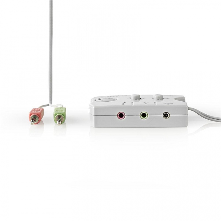Nedis Audio Switch | Audio / video / data connections input: 2x 3.5 mm Male | Audio / video / data connections output: 2.5 mm Female / 3x 3.5 mm Female | Function control: Manual | Number of buttons: 3