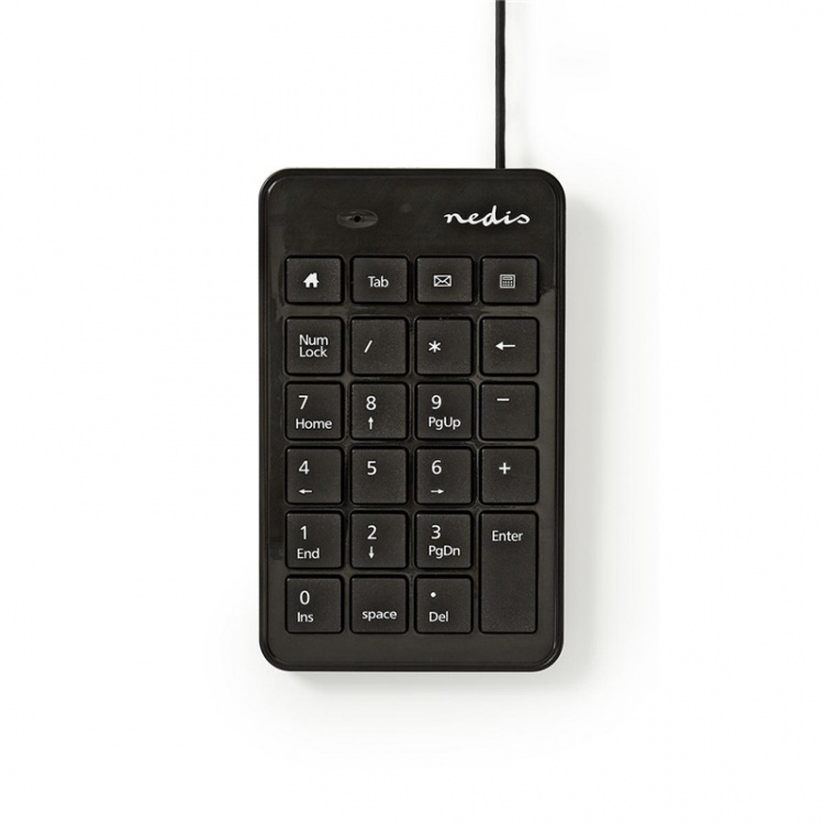 Nedis Wired Keyboard | USB-A | Office | Single-Handed | Numeric | Numeric keypad