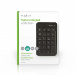 Nedis Wired Keyboard | USB-A | Office | Single-Handed | Numeric | Numeric keypad