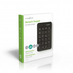 Nedis Wired Keyboard | USB-A | Office | Single-Handed | Numeric | Numeric keypad