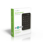 Nedis Wired Keyboard | USB-A | Office | Single-Handed | Numeric | Numeric keypad