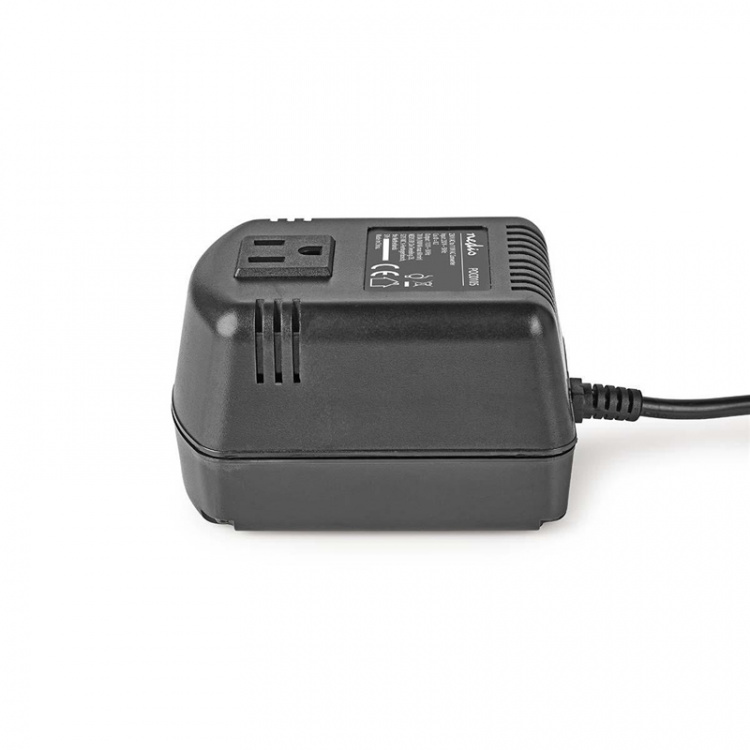 Nedis Power Converter | Mains Powered | 230 V AC 50 Hz | 70 W | Plug with earth contact | Black