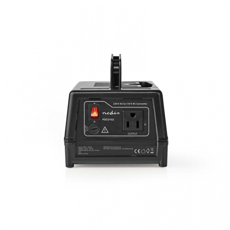 Nedis Power Converter | Mains Powered | 230 V AC 50 Hz | 270 W | Plug with earth contact | Black