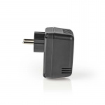Nedis Power Converter | Mains Powered | 230 V AC 50 Hz | 30 W | Plug with earth contact | Black