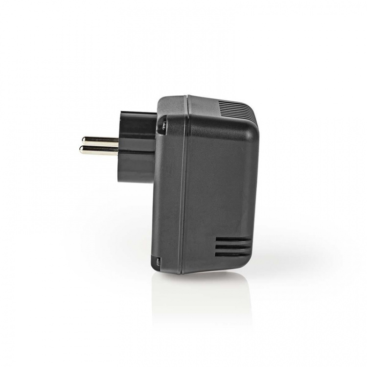 Nedis Power Converter | Mains Powered | 230 V AC 50 Hz | 30 W | Plug with earth contact | Black