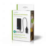 Nedis Power Converter | Mains Powered | 230 V AC 50 Hz | 12 V DC | 60 W | Plug with earth contact | Black