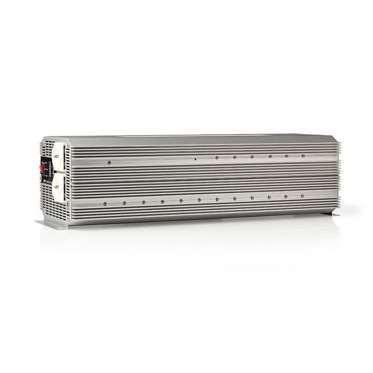 Nedis Power Inverter Modified Sine Wave | Input voltage: 12 V DC | Device power output connection(s): Type F (CEE 7/3) | 230 V AC 50 Hz | 4000 W | Peak power output: 8000 W | Screw Terminal | Silver