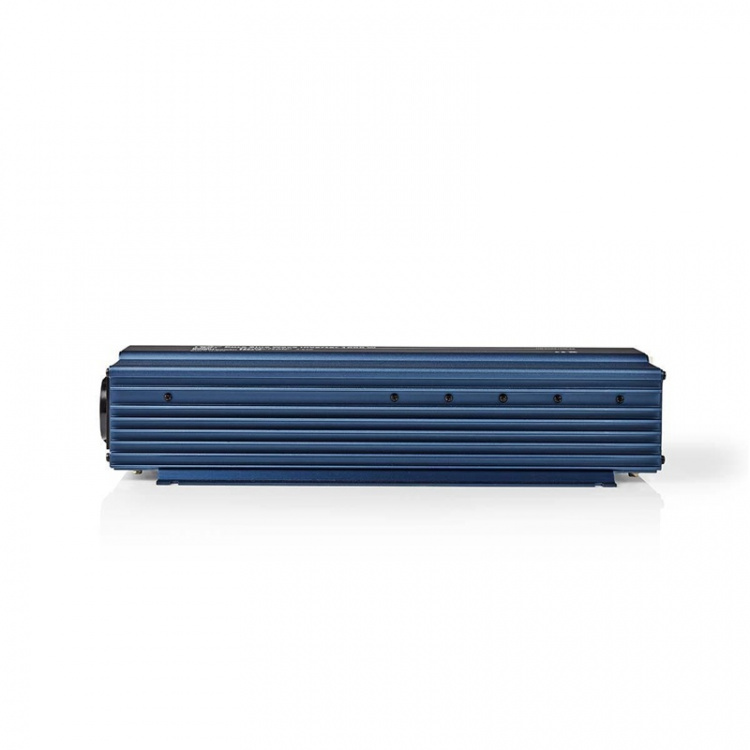 Nedis Power Inverter Pure Sine Wave | Input voltage: 24 V DC | Device power output connection(s): Type F (CEE 7/3) | 230 V AC 50 Hz | 1000 W | Peak power output: 2000 W | Screw Terminal | Pure Sine Wave | Fuse | Blue Nedis Power Inverter Pure Sine Wave | Input voltage: 24 V DC | Device power output connection(s): Type F (CEE 7/3) | 230 V AC 50 Hz | 1000 W | Peak power output: 2000 W | Screw Terminal | Pure Sine Wave | Fuse | Blue