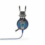 Nedis Gaming Headset | Over-Ear | Surround | USB Type-A | Bendable & Retractable Microphone | 2.10 m | Normal Lighting