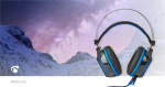 Nedis Gaming Headset | Over-Ear | Surround | USB Type-A | Bendable & Retractable Microphone | 2.10 m | Normal Lighting