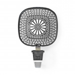 Nedis Hot Air Fryer Grill Pan | Non stick coating | Dishwasher safe | Metal | Grey Nedis Hot Air Fryer Grill Pan | Non stick coating | Dishwasher safe | Metal | Grey