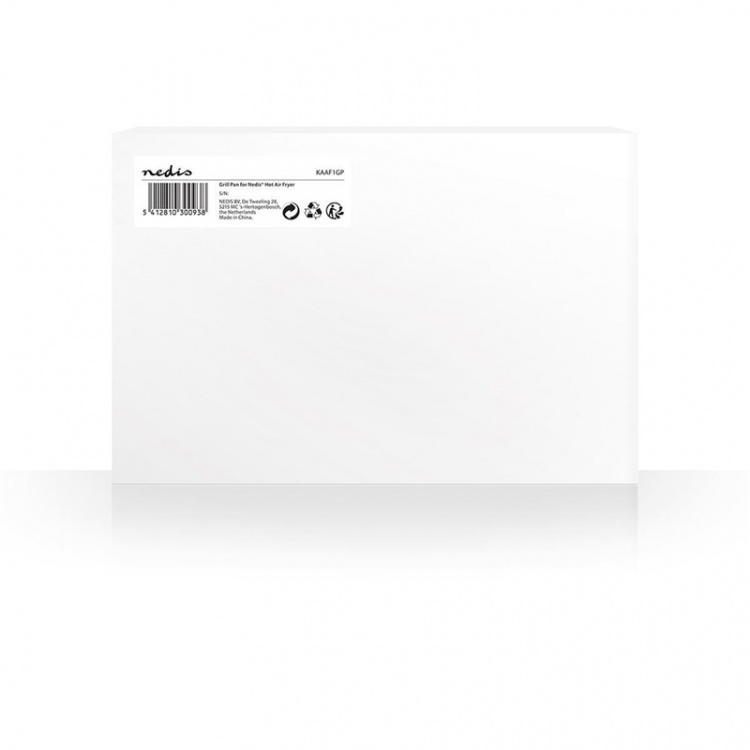 Nedis Hot Air Fryer Grill Pan | Non stick coating | Dishwasher safe | Metal | Grey Nedis Hot Air Fryer Grill Pan | Non stick coating | Dishwasher safe | Metal | Grey