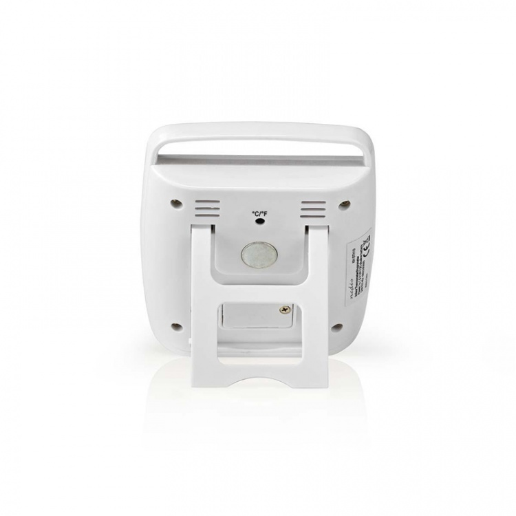 Nedis Digital Thermometer | Indoor | Indoor temperature | Indoor humidity | White Nedis Digital Thermometer | Indoor | Indoor temperature | Indoor humidity | White