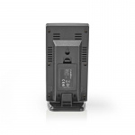 Nedis Weather Station | Indoor & Outdoor | Including wireless weather sensor | Weather forecast | Time display | LCD | Alarm clock function