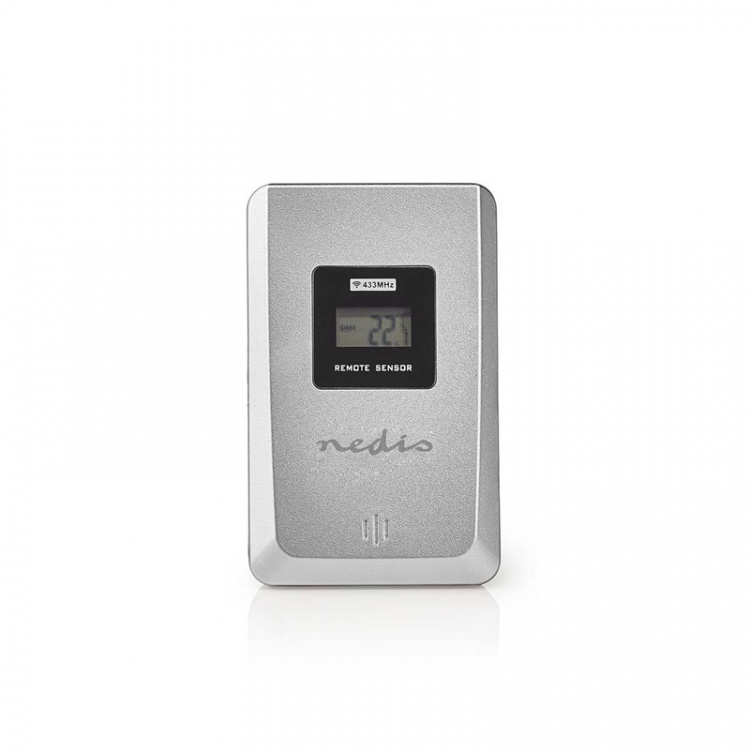 Nedis Weather Station | Indoor & Outdoor | Including wireless weather sensor | Weather forecast | Time display | LCD | Alarm clock function