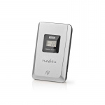 Nedis Weather Station | Indoor & Outdoor | Including wireless weather sensor | Weather forecast | Time display | LCD | Alarm clock function