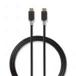 Nedis USB Cable | USB 3.2 Gen 1 | USB-C™ Male | USB-C™ Male | 60 W | 4K@60Hz | 5 Gbps | Nickel Plated | 1.00 m | Round | PVC | Anthracite | Window Box Nedis USB Cable | USB 3.2 Gen 1 | USB-C™ Male | USB-C™ Male | 60 W | 4K@60Hz | 5 Gbps | Nickel Plated | 1.00 m | Round | PVC | Anthracite | Window Box