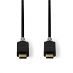 Nedis USB Cable | USB 3.2 Gen 1 | USB-C™ Male | USB-C™ Male | 60 W | 4K@60Hz | 5 Gbps | Nickel Plated | 1.00 m | Round | PVC | Anthracite | Window Box Nedis USB Cable | USB 3.2 Gen 1 | USB-C™ Male | USB-C™ Male | 60 W | 4K@60Hz | 5 Gbps | Nickel Plated | 1.00 m | Round | PVC | Anthracite | Window Box