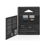 Nedis USB Adapter | USB 3.2 Gen 1 | USB-C™ Male | USB-A Female | 5 Gbps | Nickel Plated | Silver | Cover Window Box