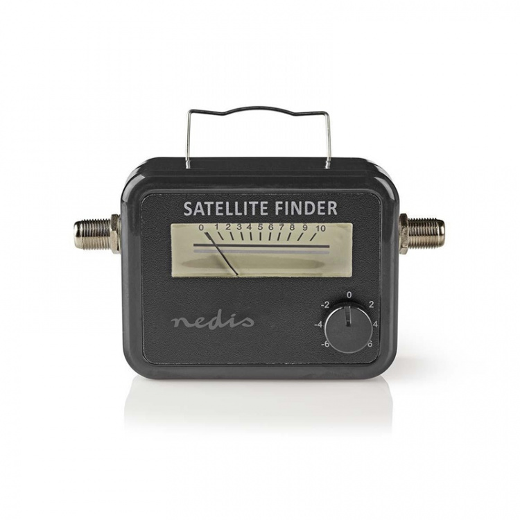 Nedis Satellite Signal Strength Meter | 950-2400 MHz | Input sensitivity: 83 dB | Output level: 102 dBuV | Black