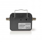 Nedis Satellite Signal Strength Meter | 950-2400 MHz | Input sensitivity: 83 dB | Output level: 102 dBuV | Black