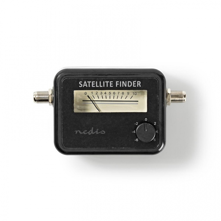 Nedis Satellite Signal Strength Meter | 950-2400 MHz | Input sensitivity: 83 dB | Output level: 102 dBuV | Black