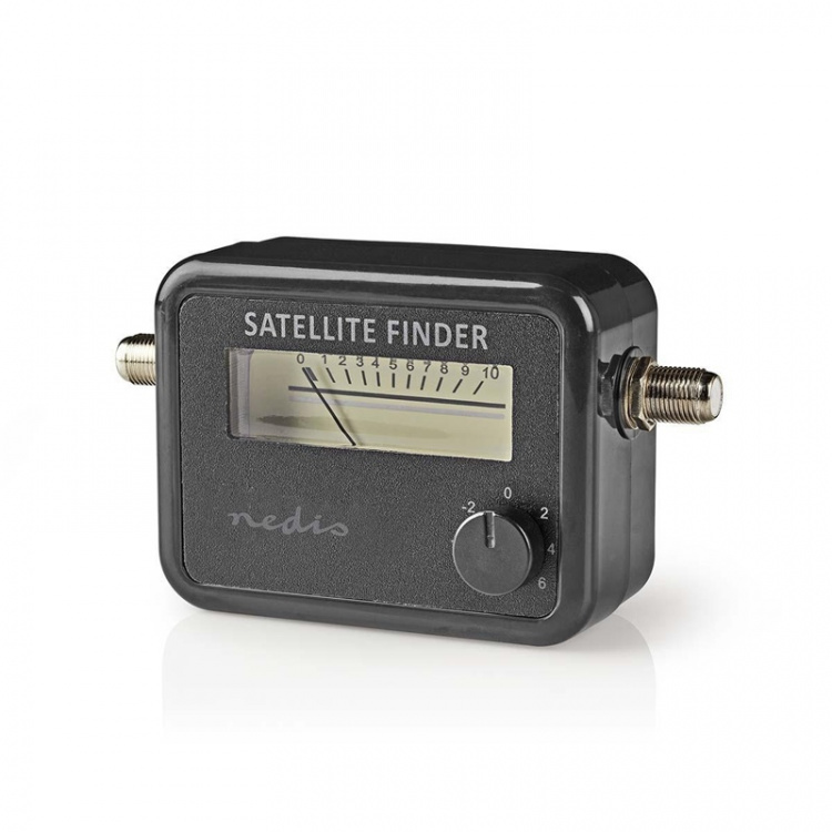 Nedis Satellite Signal Strength Meter | 950-2400 MHz | Input sensitivity: 83 dB | Output level: 102 dBuV | Black