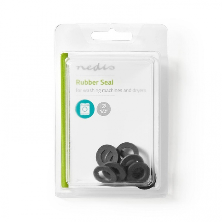 Nedis Rubber Seal for Hoses | 1/2\'\' | 10 pcs | Black Nedis Rubber Seal for Hoses | 1/2\'\' | 10 pcs | Black