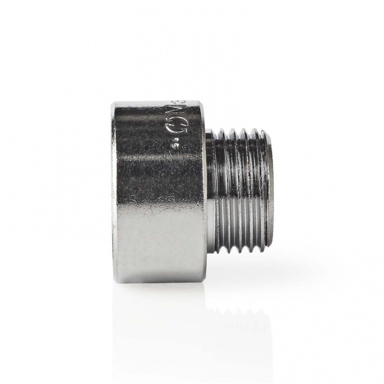 Nedis Hose Connector | 3/4\'\' | 1/2\'\' | Metal | Silver