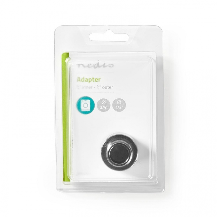 Nedis Hose Connector | 3/4\'\' | 1/2\'\' | Metal | Silver