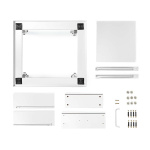 Nedis Stand for Washing Machine & Dryer | Drawer | 150 kg | White