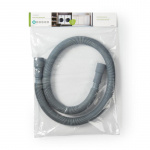 Nedis Extendable Outlet Hose | 24/19 mm | 29/22 mm | 0.5 Bar | 50 °C | 4.00 m | Dish / Washing Machine | PVC | Grey Nedis Extendable Outlet Hose | 24/19 mm | 29/22 mm | 0.5 Bar | 50 °C | 4.00 m | Dish / Washing Machine | PVC | Grey