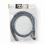 Nedis Outlet Hose | 21 mm | 19 mm | 1.5 Bar | 90 °C | 2.50 m | Application: Dish / Washing Machine | Grey