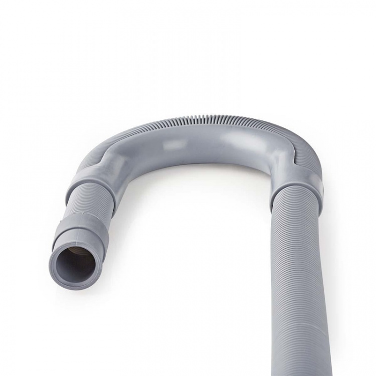 Nedis Outlet Hose | 21 mm | 19 mm | 1.5 Bar | 90 °C | 3.00 m | Application: Dish / Washing Machine | Grey