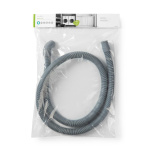 Nedis Outlet Hose | 22 mm | 19 mm | 0.5 Bar | 60 °C | 1.50 m | Application: Dish / Washing Machine | Grey Nedis Outlet Hose | 22 mm | 19 mm | 0.5 Bar | 60 °C | 1.50 m | Application: Dish / Washing Machine | Grey