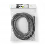 Nedis Outlet Hose | 22 mm | 19 mm | 0.5 Bar | 60 °C | 2.50 m | Application: Dish / Washing Machine | Grey