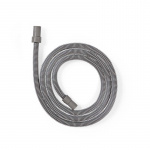 Nedis Outlet Hose | 8 mm | 10 mm | 1.50 m | Application: Condense Dryer | Plastic / Rubber | Grey