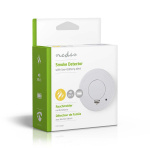Nedis Smoke Alarm | Battery Powered | Battery life up to: 1 year | EN 14604 | With pause button | With test button | 85 dB | ABS | White