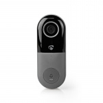Nedis SmartLife Video Doorbell | Transformer | Full HD 1080p | Cloud Storage (optional) / microSD (not included) | IP54 | With motion sensor | Night vision | Black / Grey Nedis SmartLife Video Doorbell | Transformer | Full HD 1080p | Cloud Storage (optional) / microSD (not included) | IP54 | With motion sensor | Night vision | Black / Grey