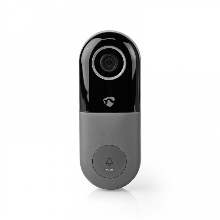Nedis SmartLife Video Doorbell | Transformer | Full HD 1080p | Cloud Storage (optional) / microSD (not included) | IP54 | With motion sensor | Night vision | Black / Grey Nedis SmartLife Video Doorbell | Transformer | Full HD 1080p | Cloud Storage (optional) / microSD (not included) | IP54 | With motion sensor | Night vision | Black / Grey