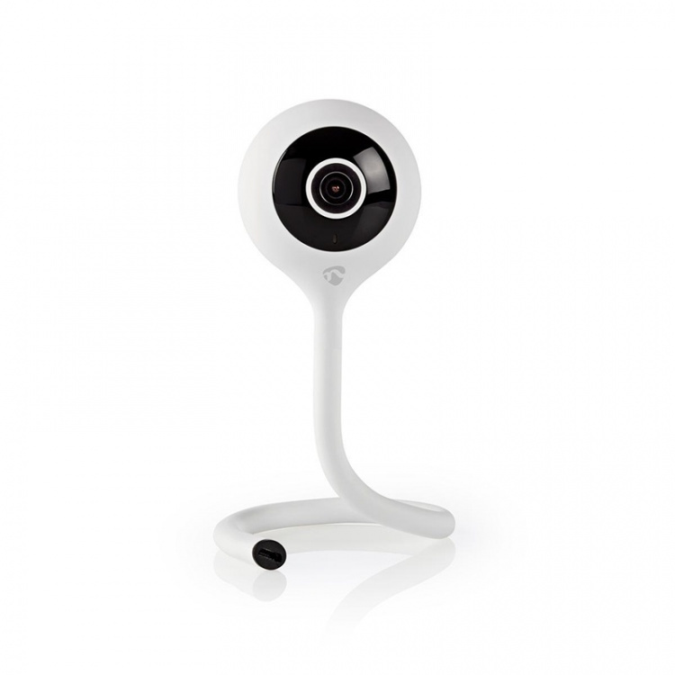 Nedis SmartLife Indoor Camera | Full HD 1080p | Cloud Storage (optional) / microSD (not included) | With motion sensor | Night vision | White Nedis SmartLife Indoor Camera | Full HD 1080p | Cloud Storage (optional) / microSD (not included) | With motion sensor | Night vision | White