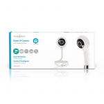 Nedis SmartLife Indoor Camera | Full HD 1080p | Cloud Storage (optional) / microSD (not included) | With motion sensor | Night vision | White Nedis SmartLife Indoor Camera | Full HD 1080p | Cloud Storage (optional) / microSD (not included) | With motion sensor | Night vision | White